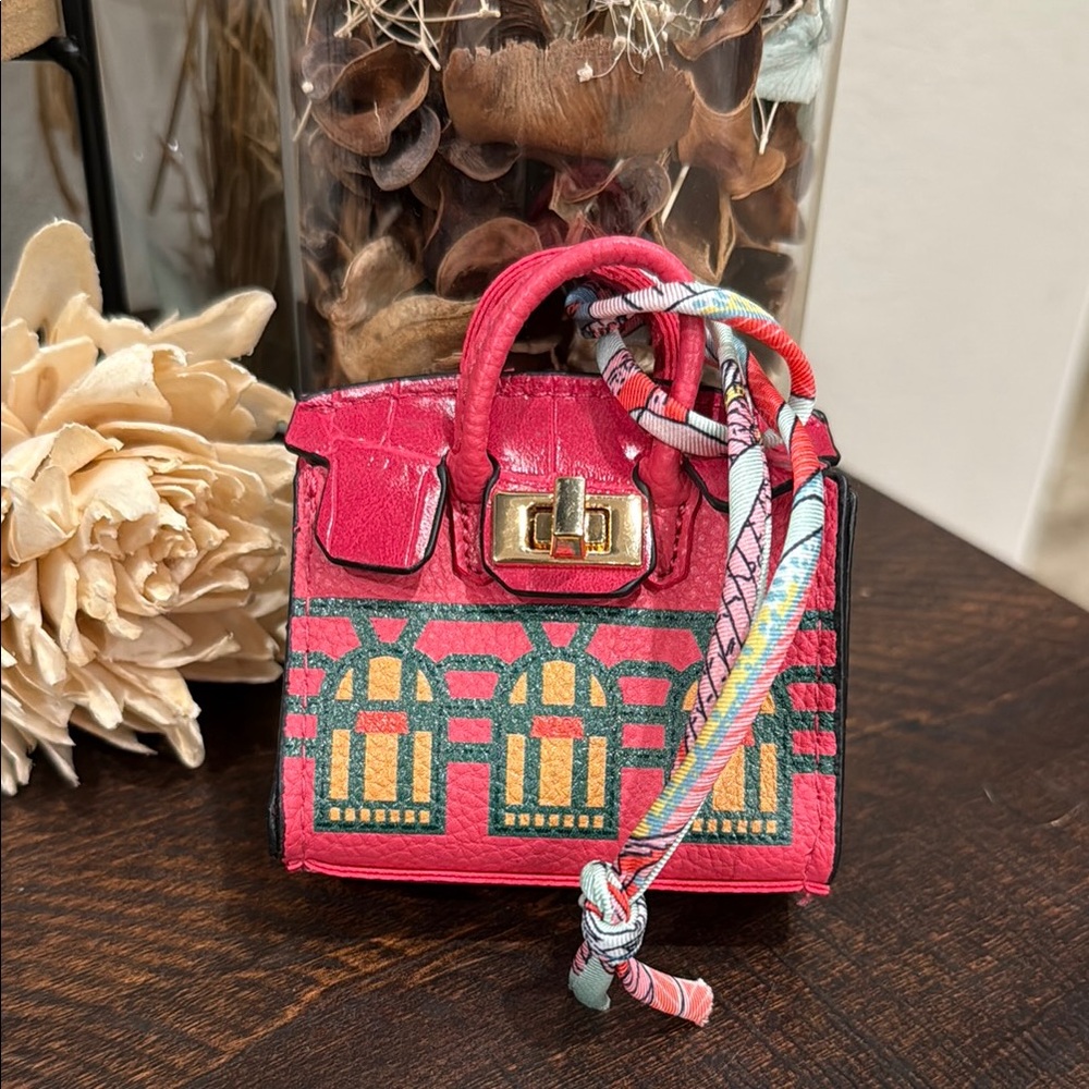 Pink Bag Charm